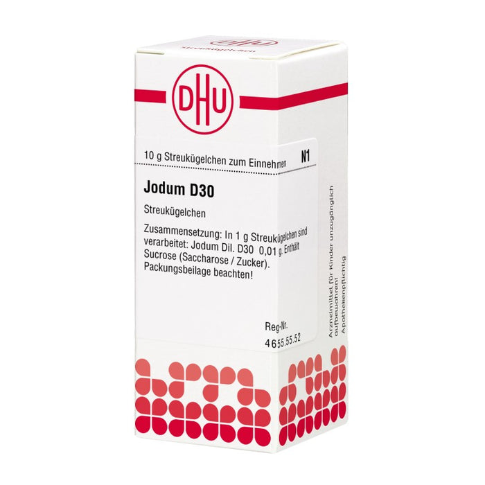 Jodum D30 DHU Globuli, 10 g Globules
