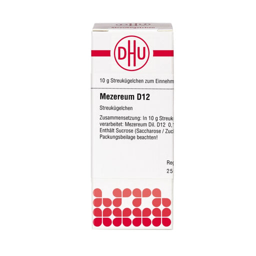DHU Mezereum D12 Streukügelchen, 10 g Globuli