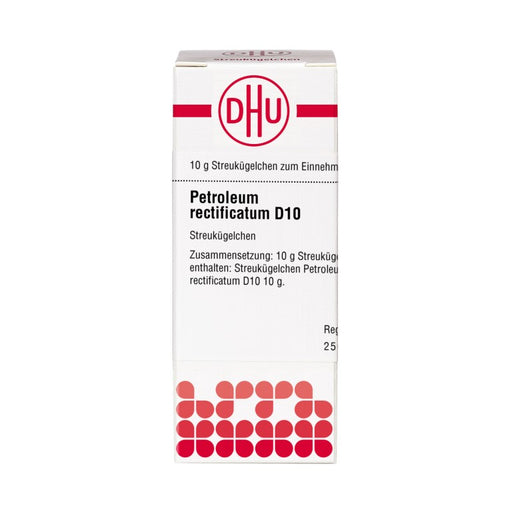 Petroleum rectificatum D10 DHU Globuli, 10 g Globuli