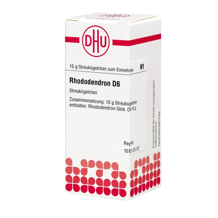 Rhododendron D6 DHU Globuli, 10 g Globules