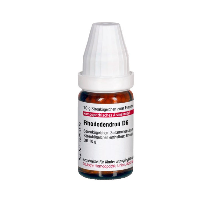 Rhododendron D6 DHU Globuli, 10 g Globules