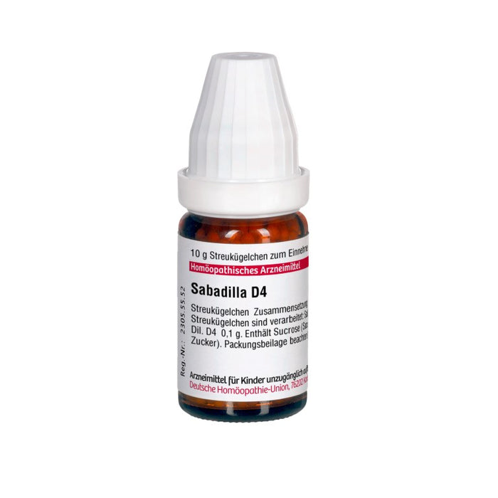 Sabadilla D4 DHU Globuli, 10 g Globules