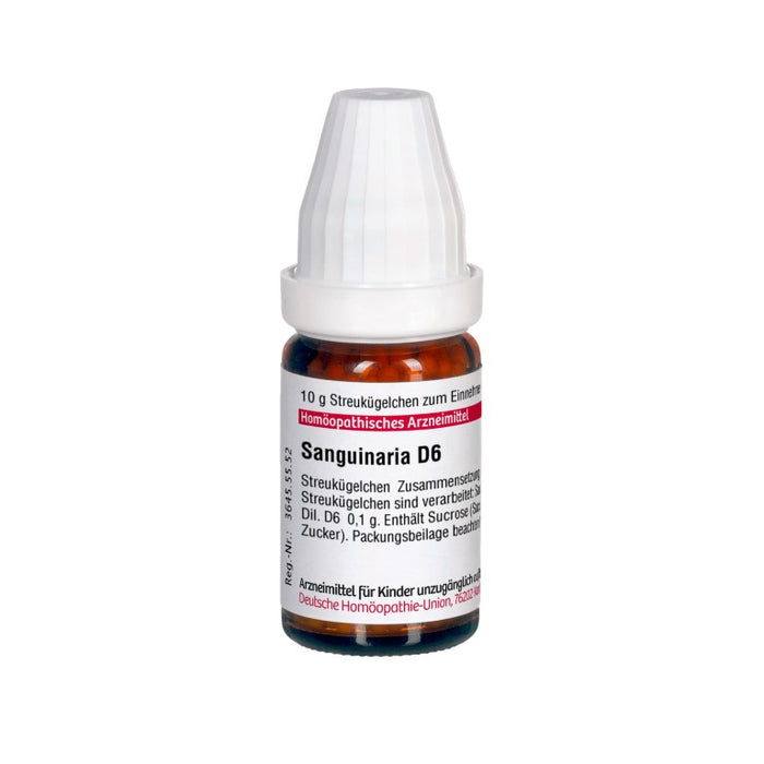 Sanguinaria D6 DHU Globuli, 10 g Globules