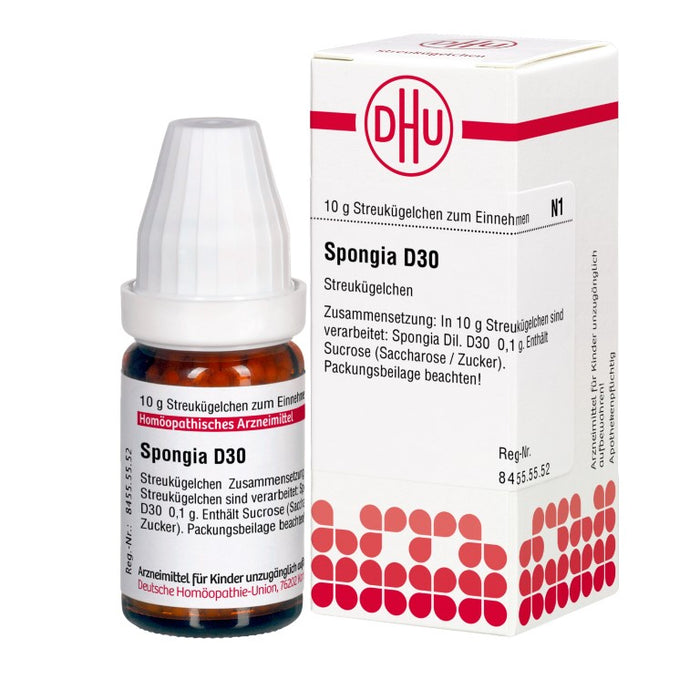 DHU Spongia D30 Streukügelchen, 10 g Globules