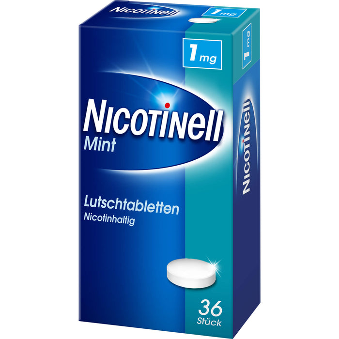 Nicotinell Mint Lutschtabletten zur Raucherentwöhnung, 36 pc Tablettes
