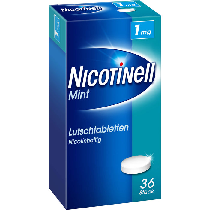 Nicotinell Mint Lutschtabletten zur Raucherentwöhnung, 36 pc Tablettes