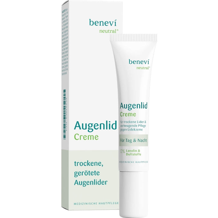 BENEVI NEUTRAL Augenlid-Creme, 15 ml Creme