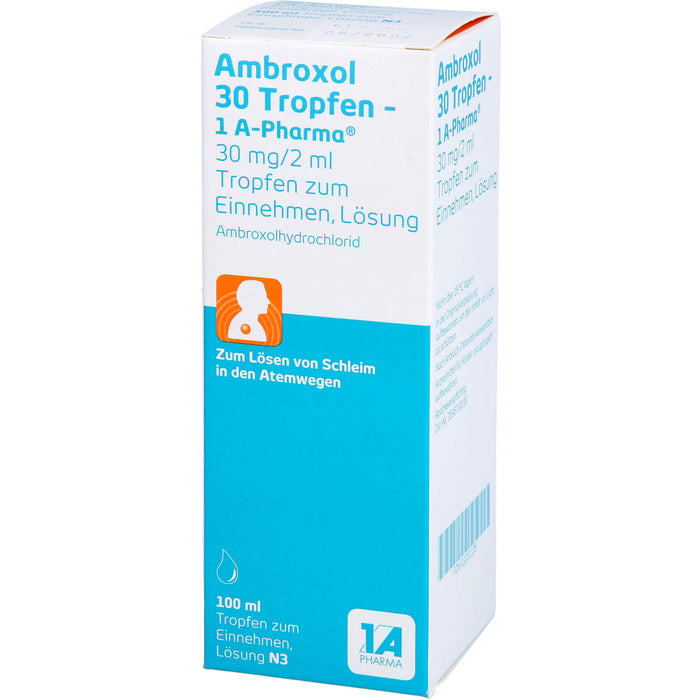 Ambroxol 30 Tropfen - 1A-Pharma®, 100 ml LOE