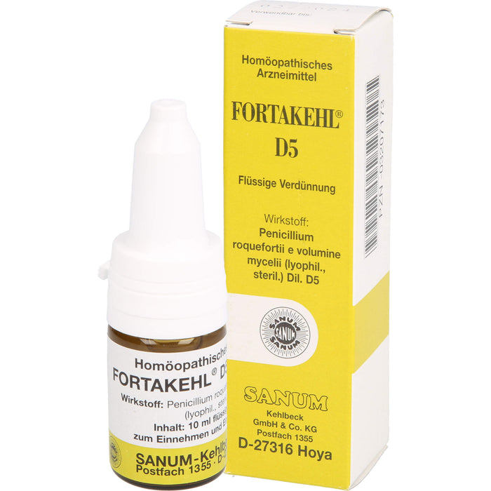 SANUM-KEHLBECK Fortakehl D5 flüssige Verdünnung, 10 ml Solution