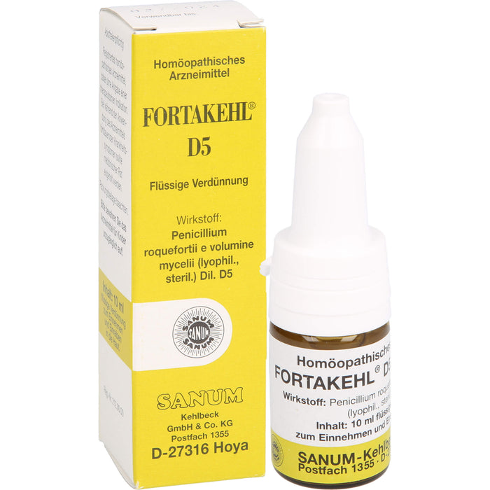 SANUM-KEHLBECK Fortakehl D5 flüssige Verdünnung, 10 ml Solution