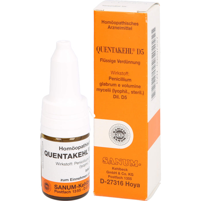 SANUM-KEHLBECK Quentakehl D5 flüssige Verdünnung, 10 ml Solution