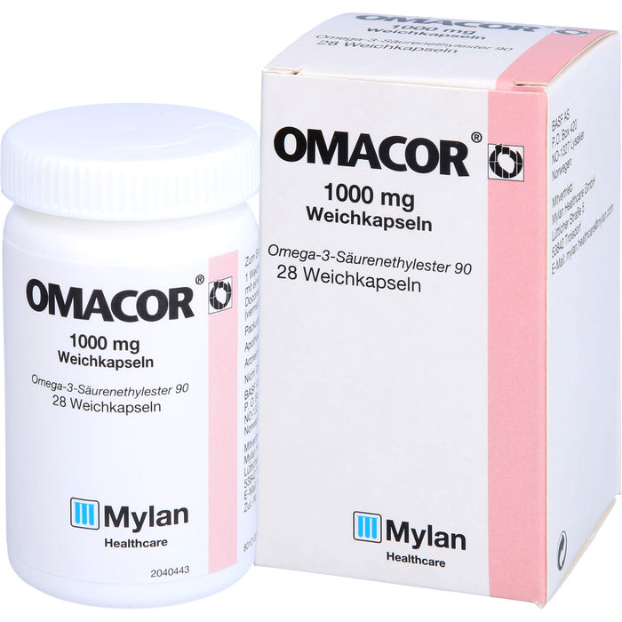 Mylan Omacor 1000 mg Weichkapseln, 28 pc Capsules