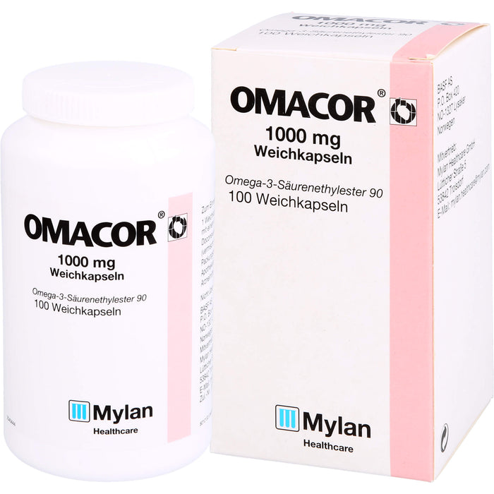 Omacor , 1000 mg Weichkapseln, 100 pc Capsules