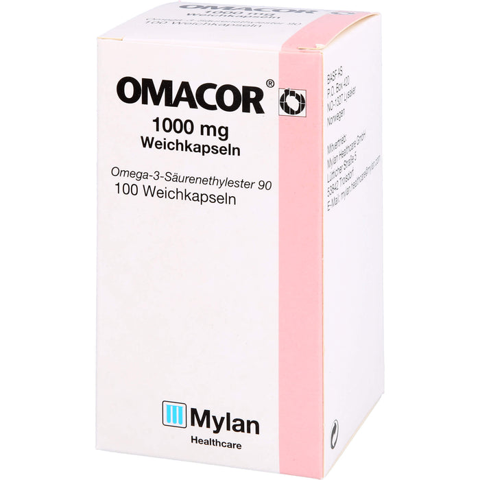 Omacor , 1000 mg Weichkapseln, 100 pc Capsules