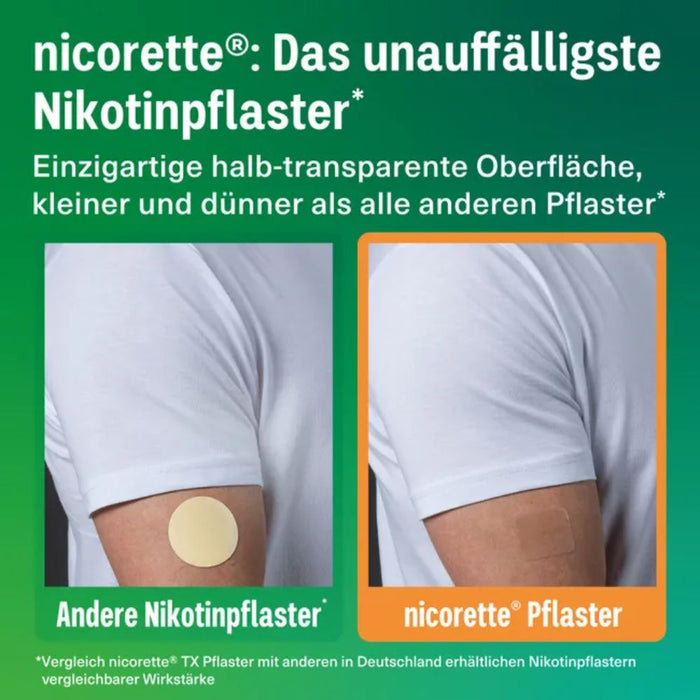 nicorette TX Pflaster 15 mg zur Raucherentwöhnung, 14 pcs. Patch