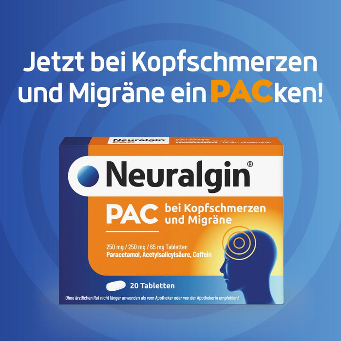 Neuralgin Pac Kopfsch Migr, 20 St TAB