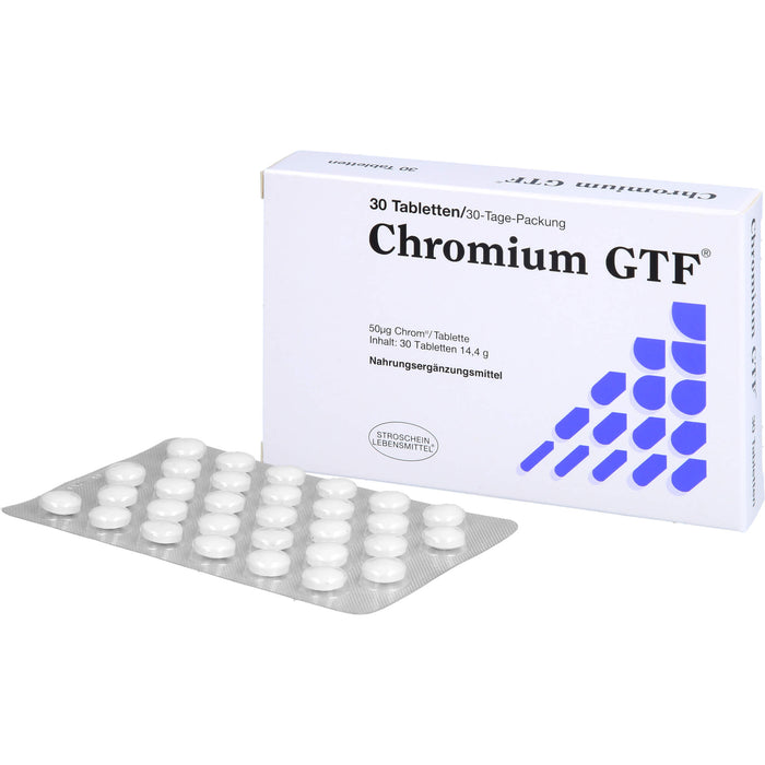 Chromium GTF Tabletten, 30 St. Tabletten