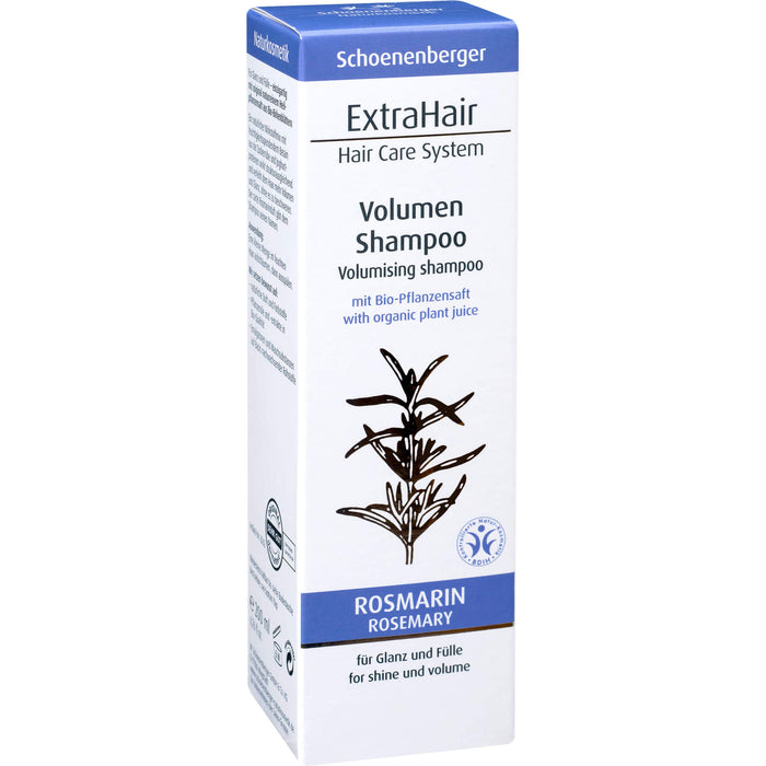 Schoenenberger Naturkosmetik ExtraHair Hair Care System Volume Shampoo, 200 ml Shampoing