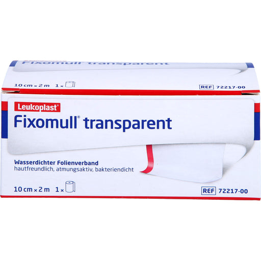 Fixomull transparent 10 cm x 2 m zur wasserdichten vollflächigen Fixierung von Wundauflagen, 1 St. Pflaster