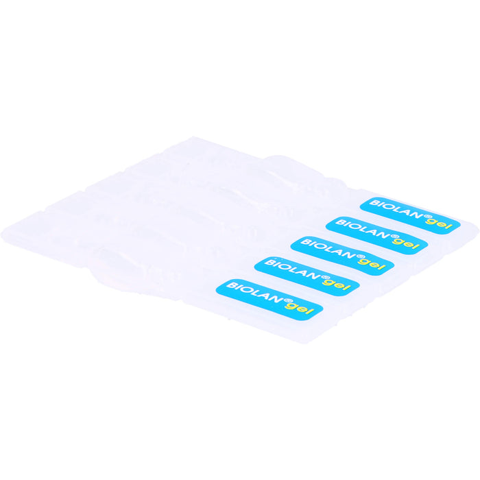 BIOLAN Gel Augentropfen mit Natriumhyaluronat 0,3% für trockene Augen, 20 pc Pipettes à dose unique
