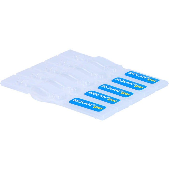 Biolan Gel Augentropfen mit Natriumhyaluronat für beanspruchte und strapazierte Augen, 60 pcs. Solution