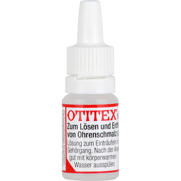 OTITEX Ohrentropfen zum Lösen und Entfernen von Ohrenschmalz, 10 ml Solution