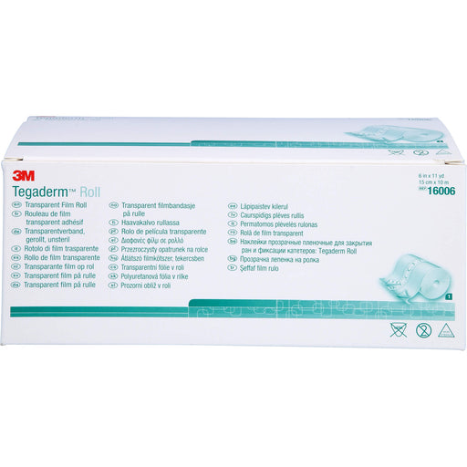 3M Tegaderm Rolle unsteriler Transparentverband 15 cm x 10 m, 1 St. Pflaster