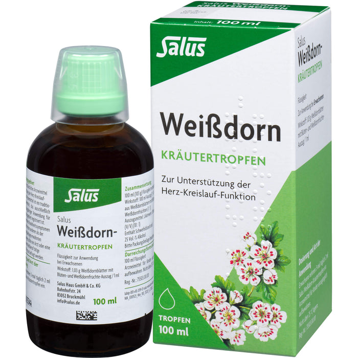 Salus Weißdorn-Kräutertropfen, 100 ml Solution
