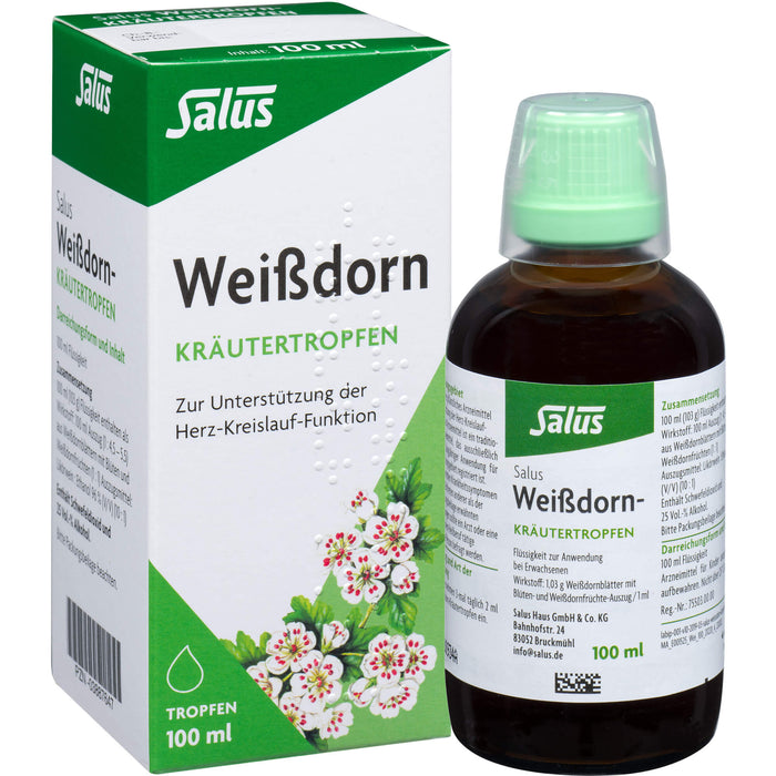 Salus Weißdorn-Kräutertropfen, 100 ml Solution