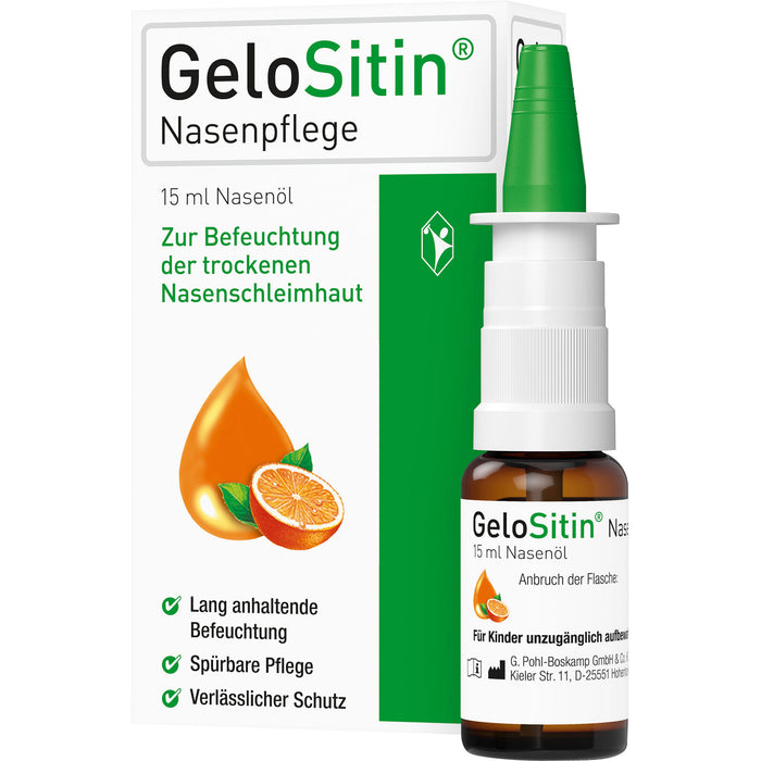 Gelositin Nasenpflege Nasenöl, 15 ml Solution