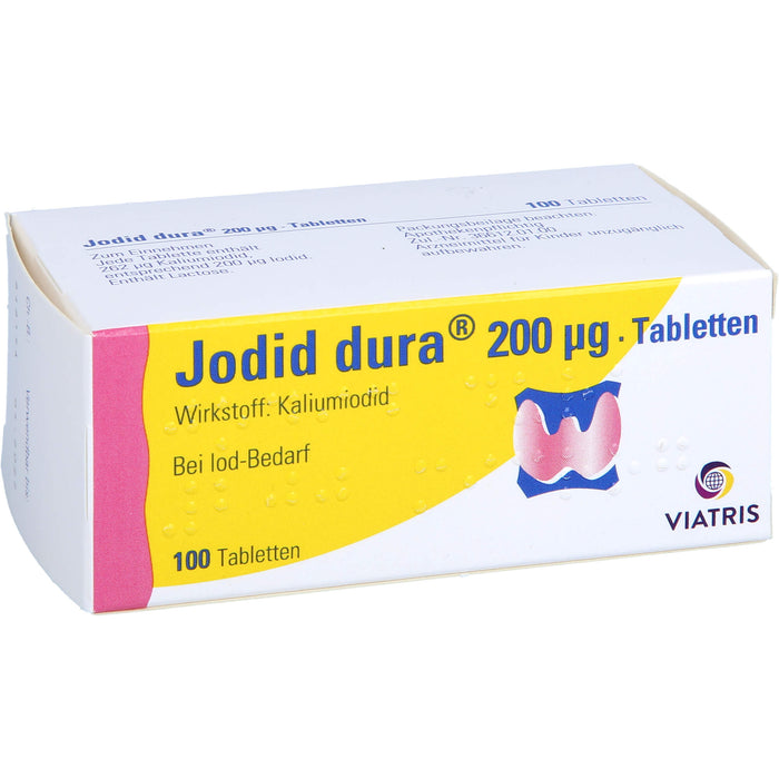 Jodid dura  200 µg, Tabletten, 100 pc Tablettes