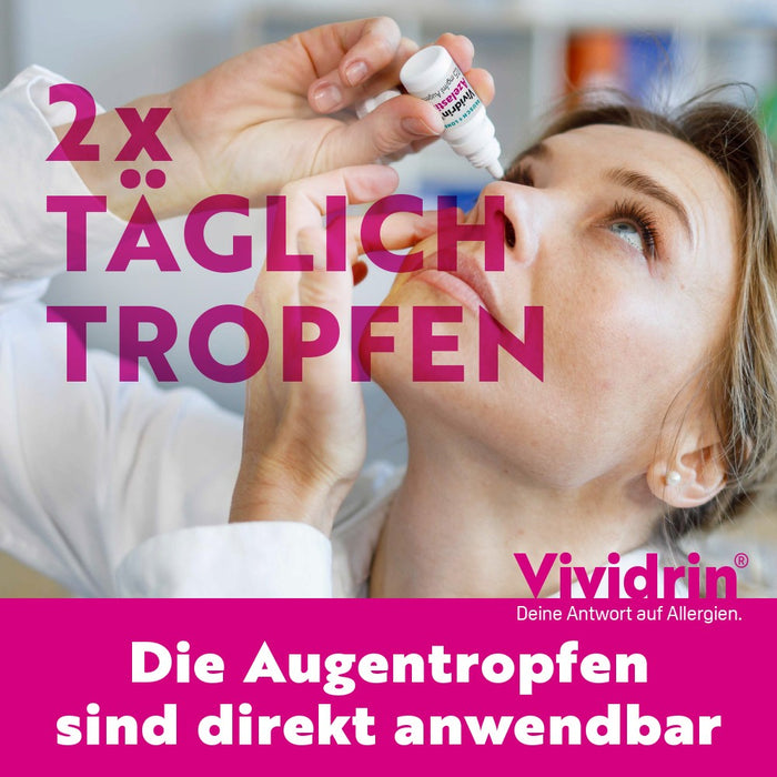 Vividrin Azelastin Kombipackung Augentropfen und Nasenspray, 1 pcs. Combipack