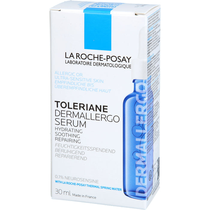 La Roche-Posay Toleriane Dermallergo Serum feuchtigkeitsspendend, beruhigend, reparierend für empfindliche Haut, 30 ml Gel