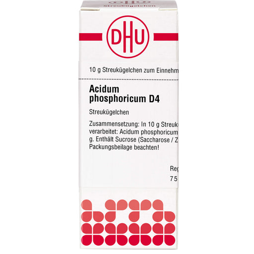 DHU Acidum phosphoricum D4 Streukügelchen, 10 g Globuli