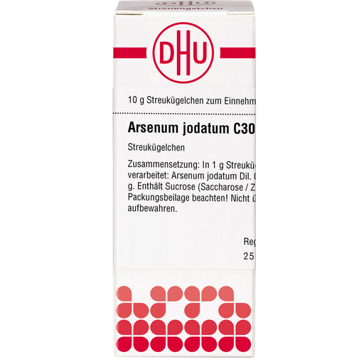 Arsenum jodatum C30 DHU Globuli, 10 g Globuli