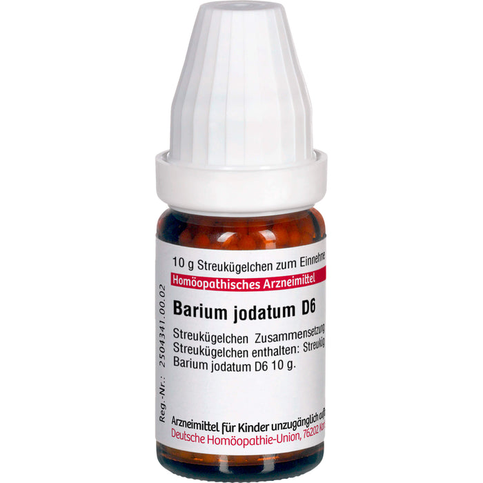 Barium jodatum D6 DHU Globuli, 10 g Globules
