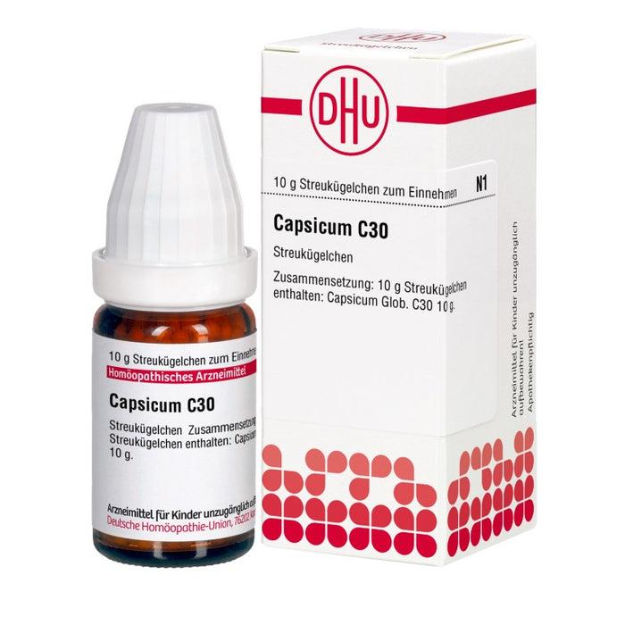 DHU Capsicum C30 Streukügelchen, 10 g Globules