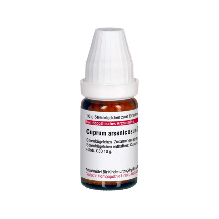 Cuprum arsenicosum C30 DHU Globuli, 10 g Globules