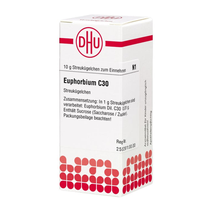 Euphorbium C30 DHU Globuli, 10 g Globules