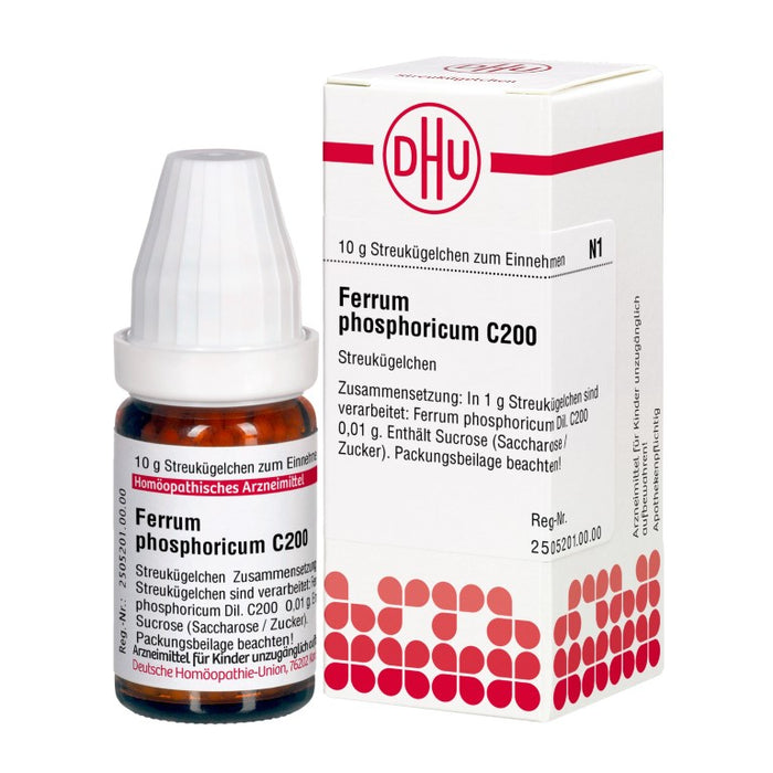 DHU Ferrum phosphoricum C200 Streukügelchen, 10 g Globules