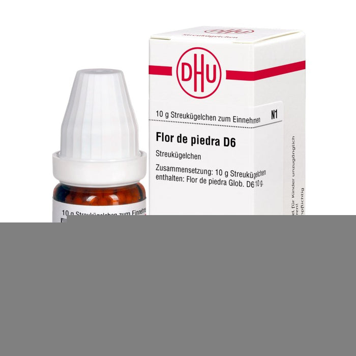 DHU flor de piedra D6 Streukügelchen, 10 g Globuli