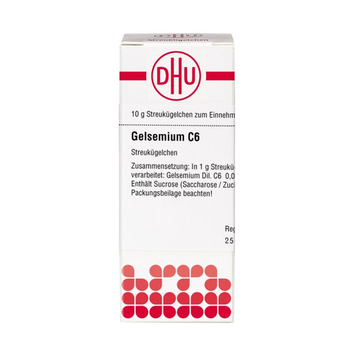 DHU Gelsemium C6 Streukügelchen, 10 g Globuli