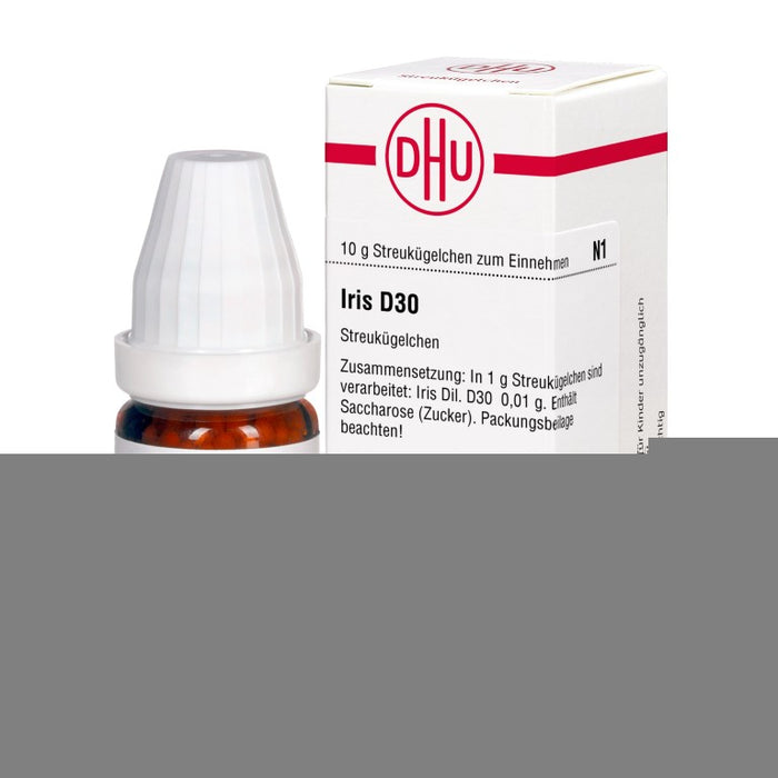 DHU Iris D30 Streukügelchen, 10 g Globules