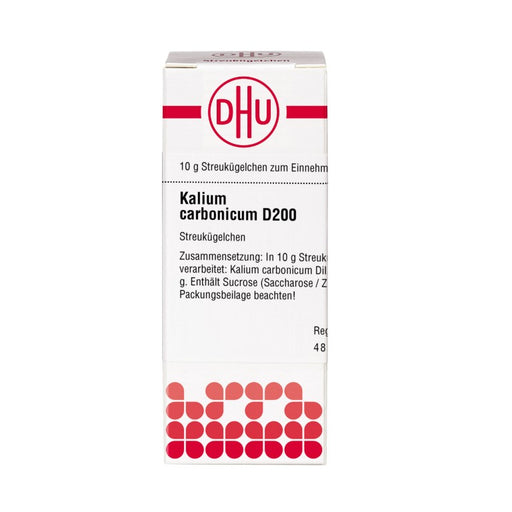 DHU Kalium carbonicum D200 Streukügelchen, 10 g Globuli