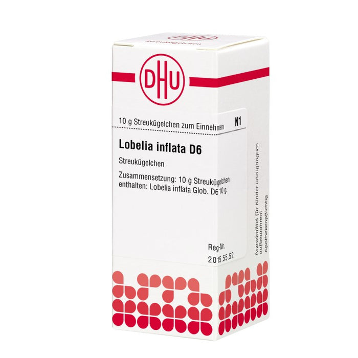 Lobelia inflata D6 DHU Globuli, 10 g Globules