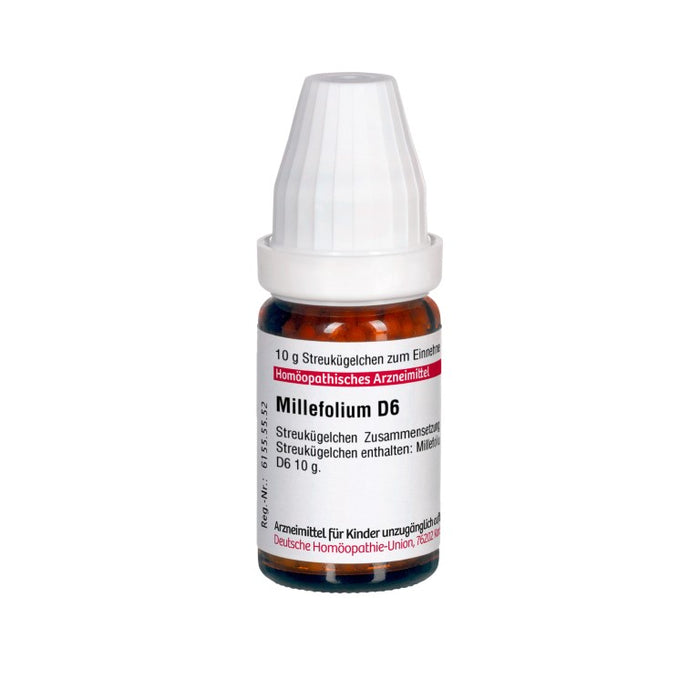 Millefolium D6 DHU Globuli, 10 g Globules
