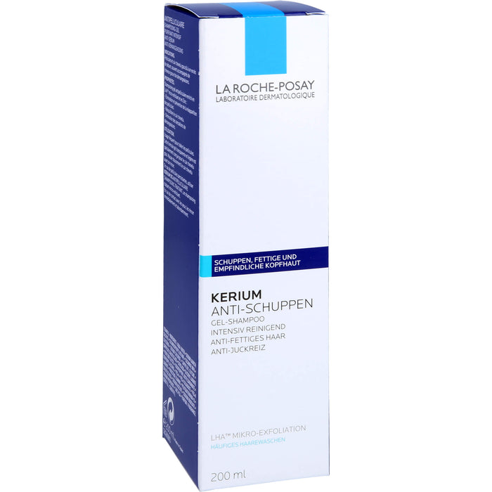 La Roche-Posay Kerium Shampoo-Gel Anti-Schuppen, 200 ml Shampoing