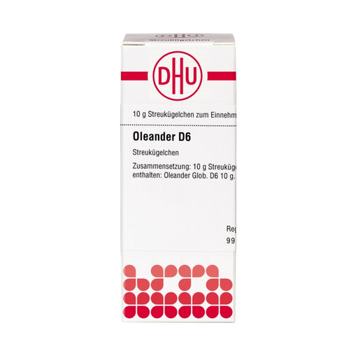 Oleander D6 DHU Globuli, 10 g Globuli