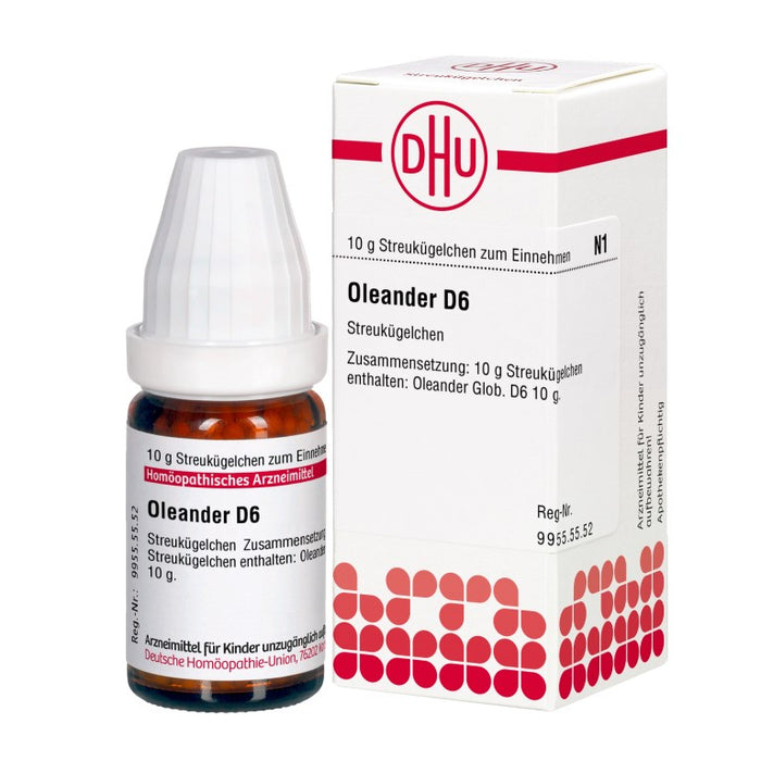 Oleander D6 DHU Globuli, 10 g Globules