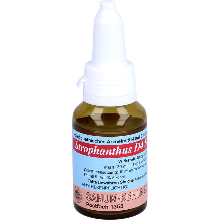 SANUM-KEHLBECK Strophanthus D4 Sanum flüssige Verdünnung bei Erkrankungen des Herz-Kreislaufsystems, 30 ml Solution